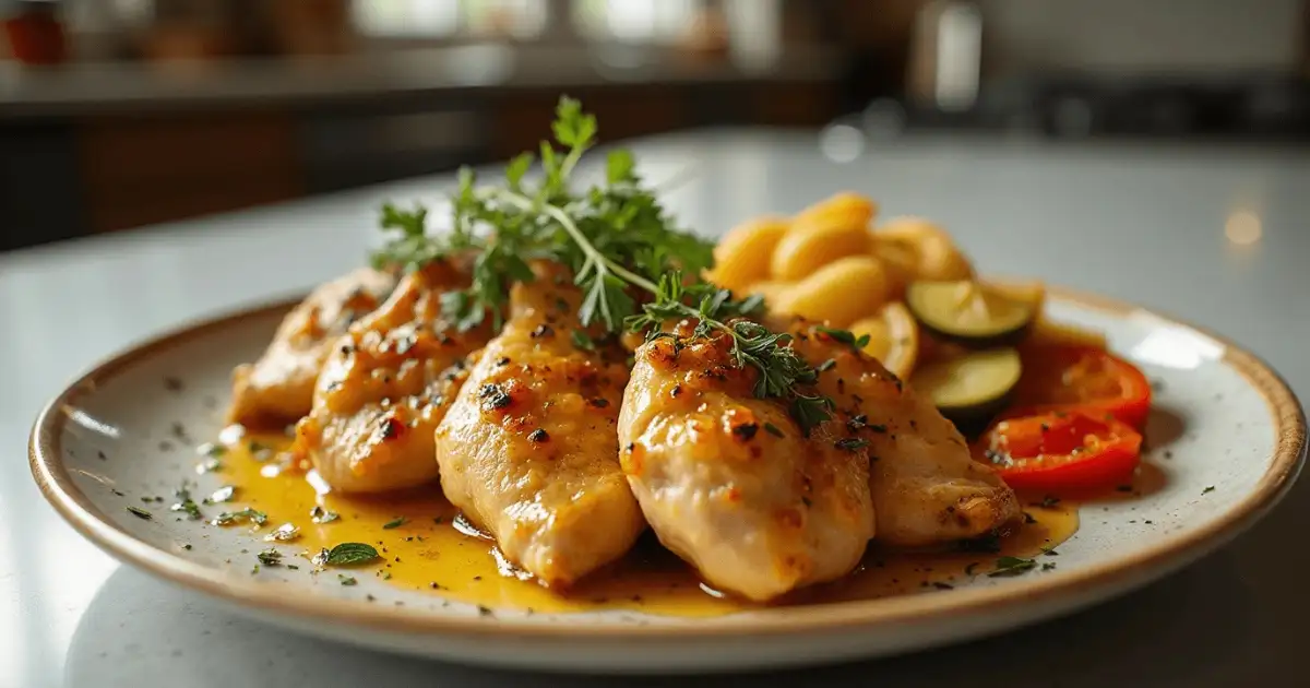 Savory Lemon Garlic Chicken – A Flavorful and Juicy Delight