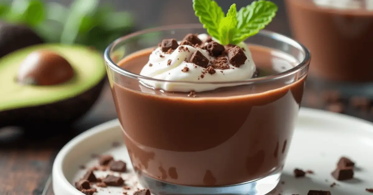 The Futuristic Twist on Avocado Chocolate Pudding