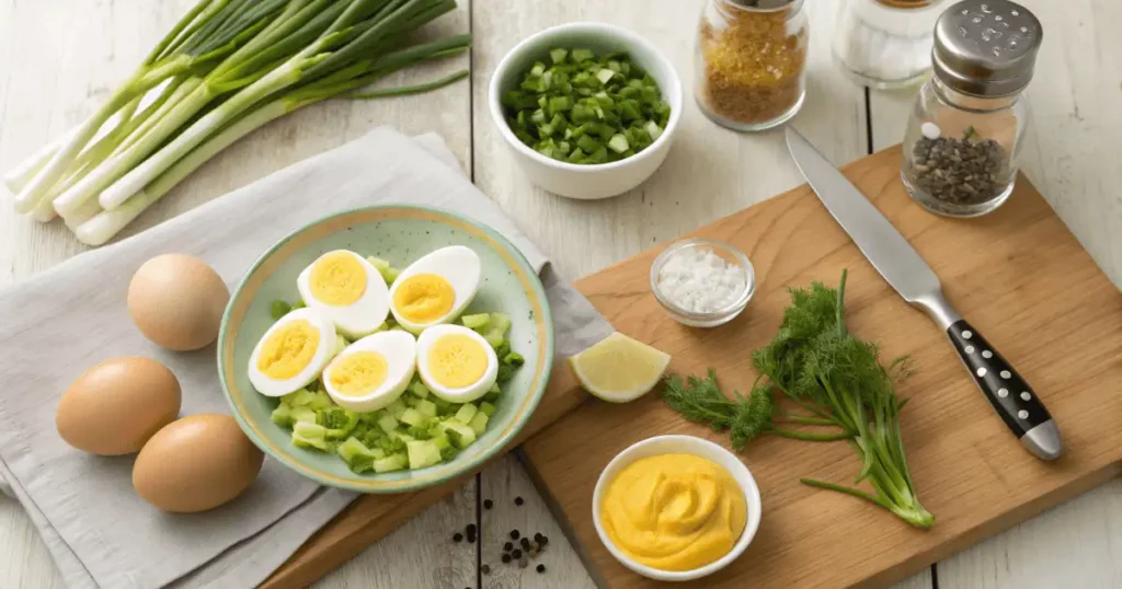 Fresh Ingredients for Making the Best Egg Salad