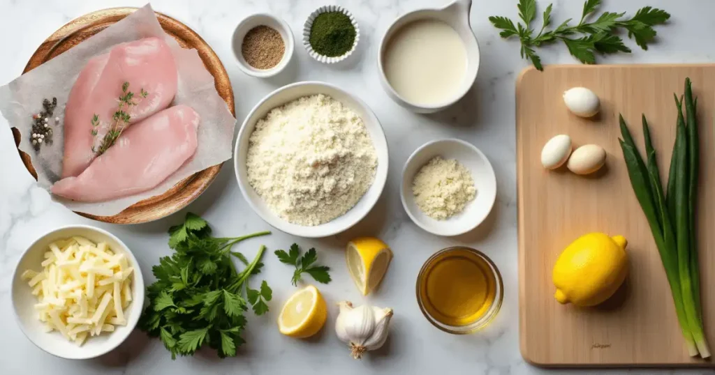 Fresh Ingredients for Classic Chicken Romano Recipe