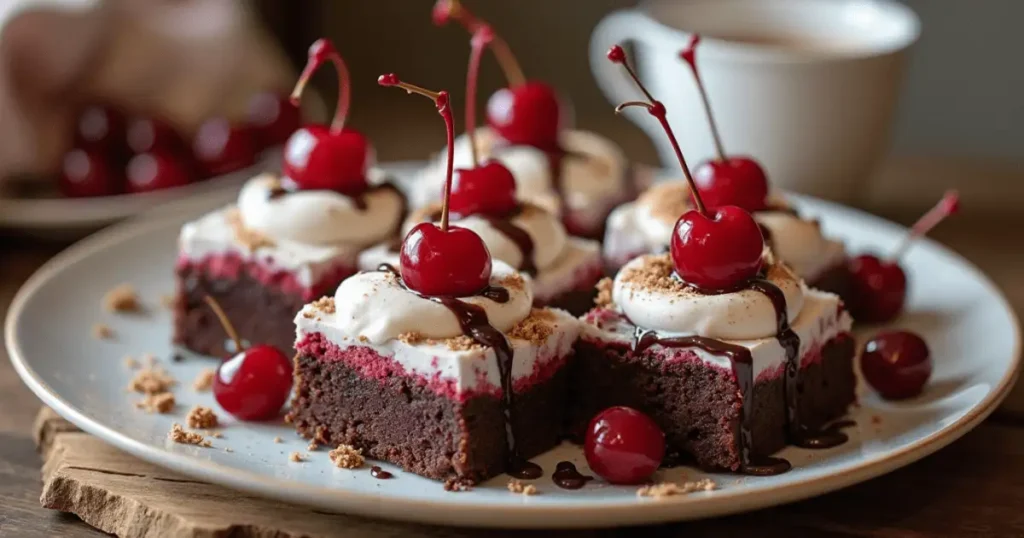 Serving and Enjoying Black Forest Bars