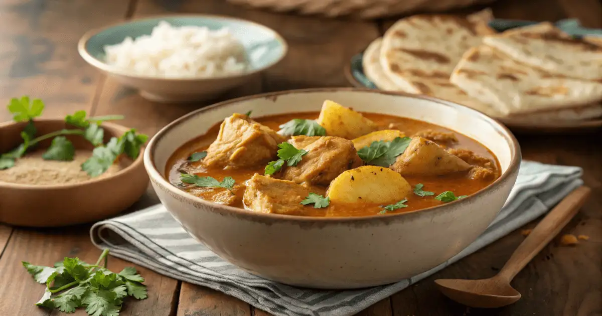 Chicken Curry with Potatoes in Rich Spiced Gravy