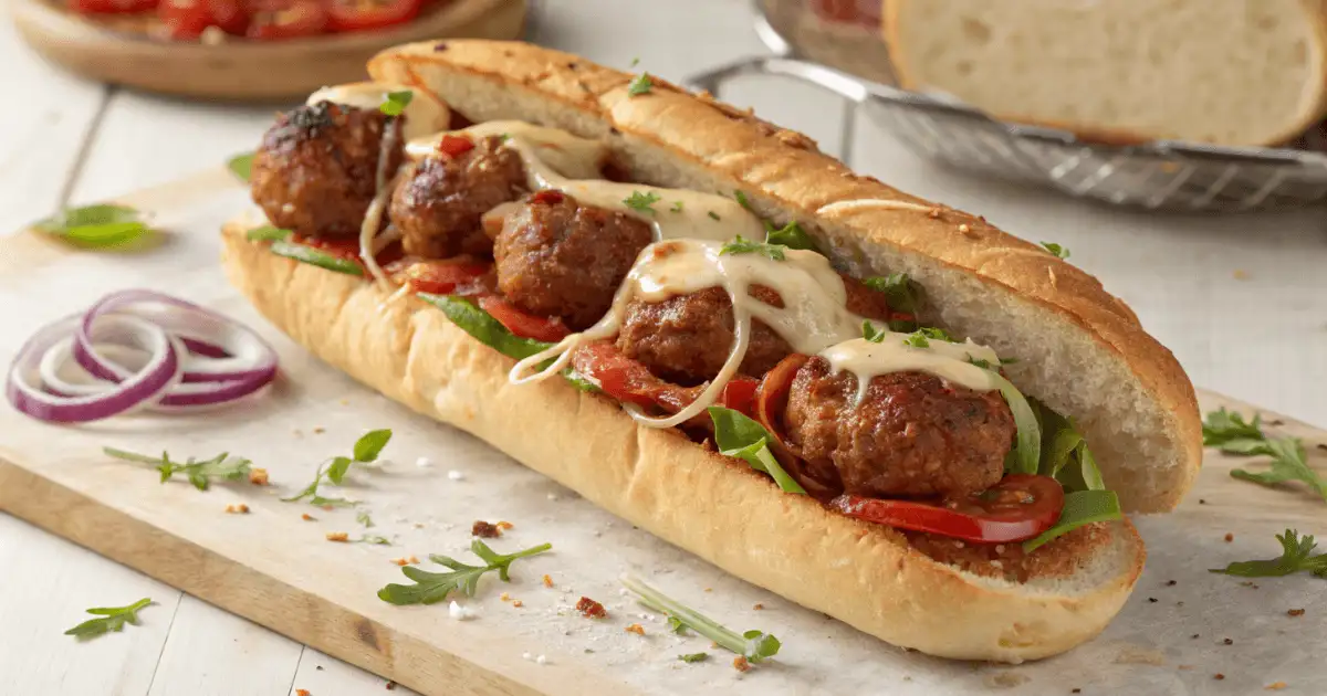 Futuristic Meatball Sub Concept with Gourmet Twist