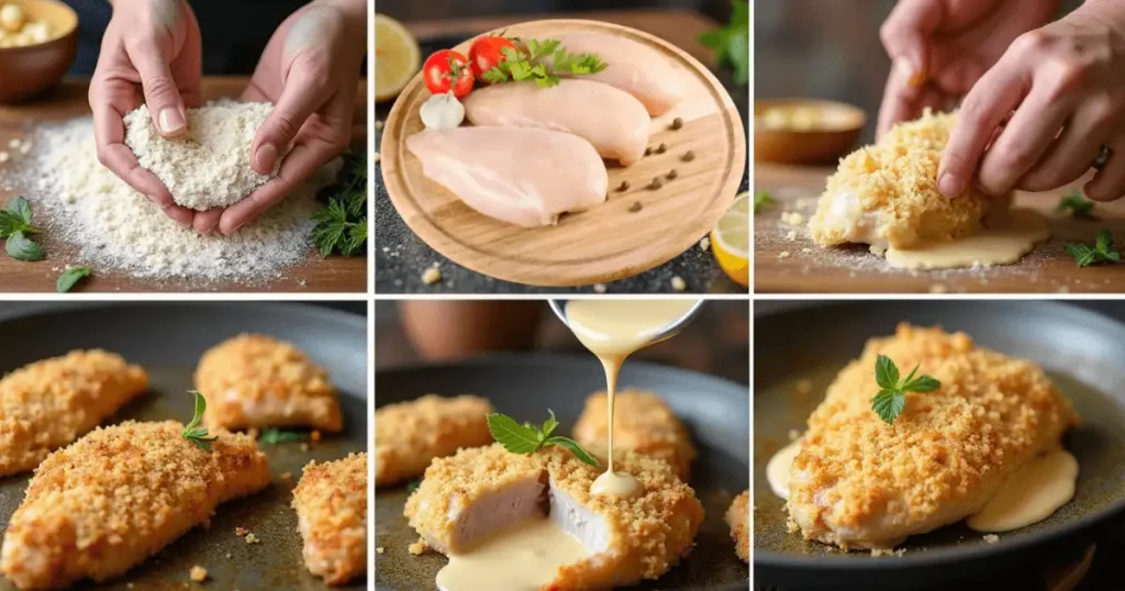 Step-by-Step Process of Making Chicken Romano