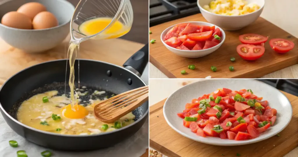 Cooking Chinese Tomato Egg