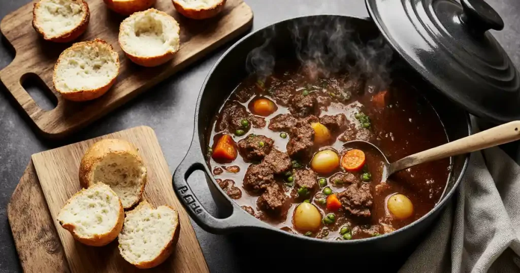 Step-by-Step Prep for Beef Stew in Bread Bowls